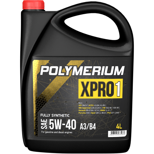 POLYMERIUM XPRO1 5W-40 A3/B4 4L